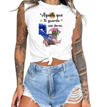 Imagem de Cropped T-Shirts Feminino Estampado - Cristã- Várias Estampas 01 - meg