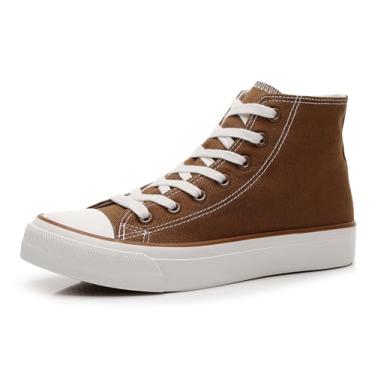 Imagem de Cull4U Old Times Tênis feminino de cano alto, Chocolate, 37