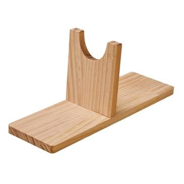 Imagem de Colaxi Suporte de madeira para cola quente, suporte universal para cola termofusível, prateleira, Grande