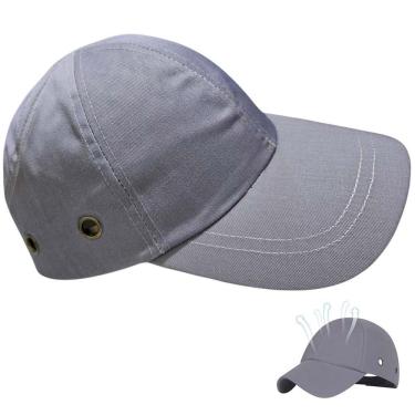 Imagem de Bone Com Capacete Epi Obra Construçao Segurança Casquete Reparo Conserto Trabalho Proteçao Resistente