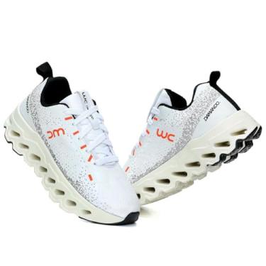 Imagem de Tênis Dm Damando SprintMax Alta Performance Para Treinos Corrida e Caminhada (BRANCO, BR, Adulto, Numérico, 41)