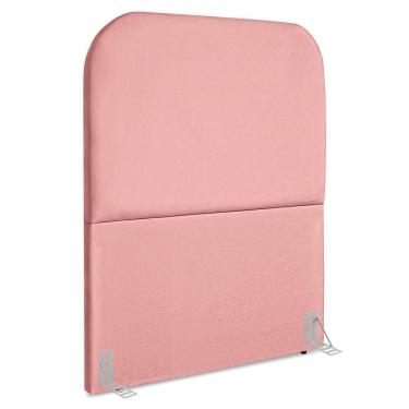 Imagem de Cabeceira Solteiro 100 Cm Com Frame Alana Suede Rosa Artte Rosa