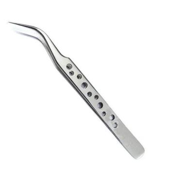 Imagem de Pinça Nagaraku Profissional Ponta Curva Perfurada Nh-15