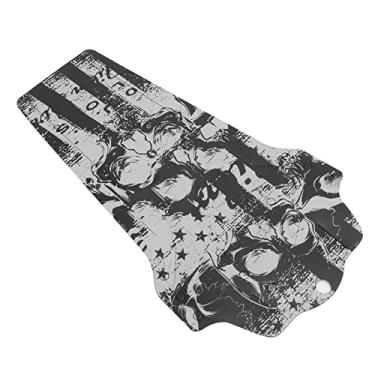 Imagem de KIMISS Conjunto de Guarda-lamas Universais para Pára-lamas para Mountain Bike - Protetores de Dianteiros e Traseiros para Downhill, Dobráveis ​​e Outras Bicicletas - Design 3D de Fibra de Carbono