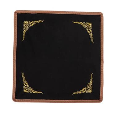 Imagem de Ymiko Pano de Exibição de Jóias Bordado Veludo Dupla Face Preto Branco Elegante Elegante para Pulseira Anel de Jade Colar Brincos Exibição Feiras Balcão da Loja