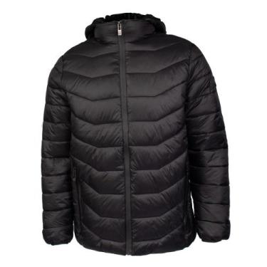 Imagem de Jaqueta Masculina Red Nose Puffer Capuz Preto, Preto, M