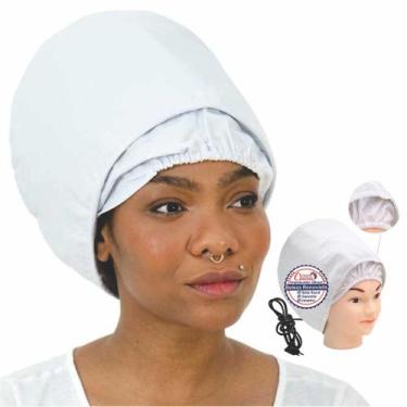 Imagem de Touca Térmica Elétrica Metalizada 220V Tratamentos Capilares - Santa C