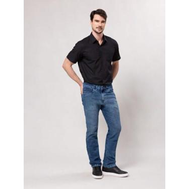 Imagem de Calca Jeans Masculina Denim Com Elastano Classica Tradicional Right Ba