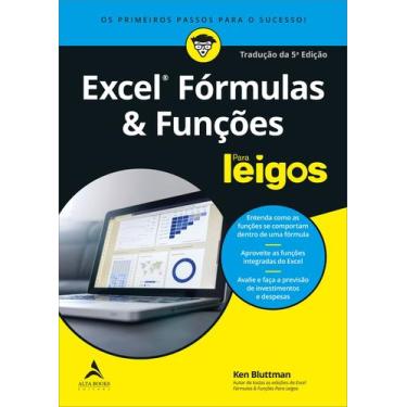 Imagem de Livro - Excel fórmulas e funções Para Leigos