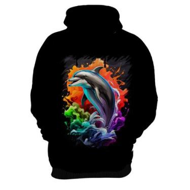 Imagem de Blusa de Frio Golfinho Inteligência Arte Pintura 7 - Kasubeck Store, I