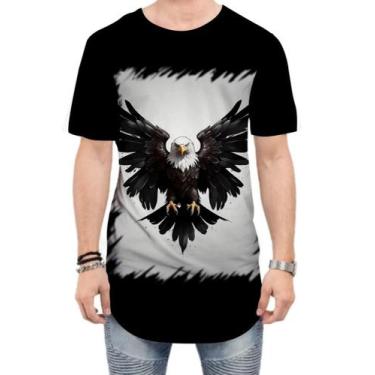 Imagem de Camiseta Longline de Águia Asas Coragem Visão 5 - Kasubeck Store, P