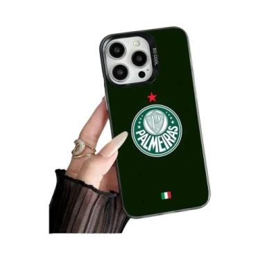 Imagem de Capa Verde Para iPhone Apple 11 12 13 14 15 16 pro Max plus Com Design