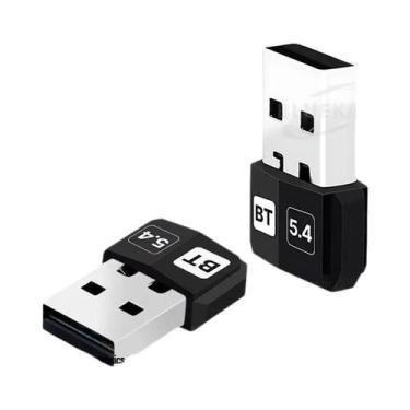 Imagem de Adaptador Mini USB Bluetooth 5.4 Dongle Receptor Transmissor Sem Fio P