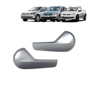 Imagem de Par Gatilho Maçaneta Interna VW Gol Voyage Saveiro G5 G6 G7 - Volkswag