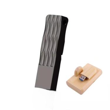 Imagem de Pendrive metalizado de 512gb, interface usb 3.2, tipo a, na cor grafit