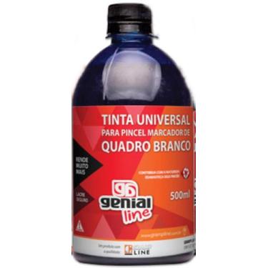 Imagem de Tinta Reabastecedor Preto Marcador Quadro Branco 500 ML Gramp Line