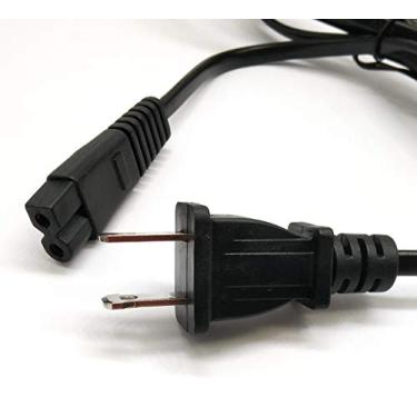 Imagem de HONEYSEW Cabo de Alimentação CA de 1,8 m para Máquina de Costura - Compatível com Singer, Brother, Husqvarna Viking, Babylock e Vizio TV E/M Series - Preto