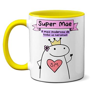 Imagem de Caneca Super Mãe A Mais Poderosa De Todas As Heroínas! (Amarela)