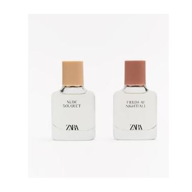 Imagem de Zara Women BOUQUET NUDE + FIELDS AT NIGHTFALL EDP 2X 30 ML (1,0 FL. OZ). Perfume feminino
