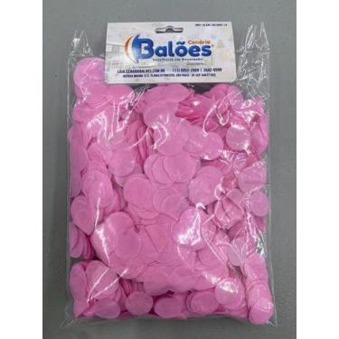 Imagem de Confete Para Balão De Seda Rosa Claro Para Cha Revelacao 25 Gramas Cen
