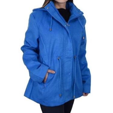 Imagem de Jaqueta Feminina Pellini Plus Size Azul Claro - GD2401-Feminino
