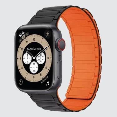 Imagem de Pulseira Silicone Magnética pr-lj 38/40/41 mm - LOFT