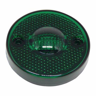 Imagem de 2 X Lanterna Lateral Carreta Caminhão Trailer Reboque 3led 65mm Esmera