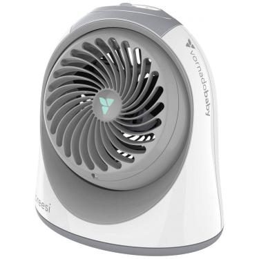 Imagem de Ventilador e Circulador de Ar para Berçário e Quarto de Criança, 110V 26W, VornadoBaby Breesi, Branco