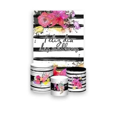 Imagem de Painel De Festa Vertical 1,50 x 2,20 + Trio De Capas Cilindro - Dia da