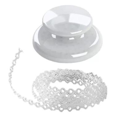 Imagem de Kit Estético Botão + Elástico P/ Desencravar Unhas Podologia - RealPod