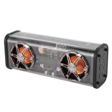 Imagem de Alto-falantes Bluetooth Portáteis TT033, Subwoofer de Alto-falante 2x5W Com Luzes Coloridas, Bluetooth 5.3, Tempo de Reprodução de 2H, Alto-falante de Som Estéreo para Viagens Em