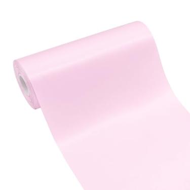 Imagem de Simplegoal Fita de cetim rosa claro 20 cm 25 jardas fita de seda grande para embrulho de presente kit de cerimônia de corte grande abertura cadeira faixa mesa cabelo carro laços costura artesanato