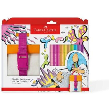 Imagem de Caneta com Ponta Porosa Fine Pen Shoulder BAG 10 Cores Pacote com 2 - 