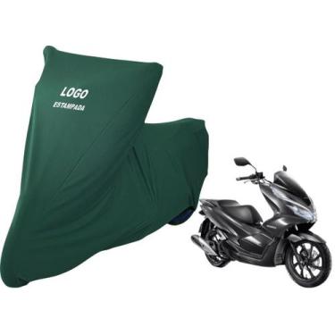 Imagem de Capa De Moto Honda Pcx Sob Medida Com Logo - Mz, Verde