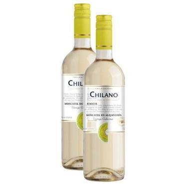 Imagem de 2 vinho chilano banco suave moscatel de alejandría 750ml