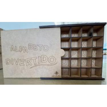 Imagem de Caixa Com Tampa em MDF Cru 3mm Com Letras Gravadas - Reload