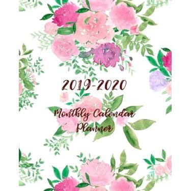 Imagem de 2019-2020 Monthly Calendar Planner: 24 Months Calendar Jan 2019 to Dec 2020 Weekly Schedule for your goals, positive Habit and dates of remember [Paperback] Mason, Erika and Gargano, Janie
