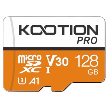 Imagem de KOOTION Cartão micro SD de 128 GB 128 gb Ultra Micro SDXC Memory U3 cartão TF de alta velocidade R Flash, U3, A1, V30, 128 GB