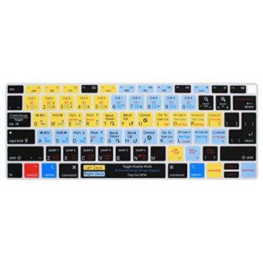 Imagem de Capa de teclado Hotkey para atalhos WYGCH compatível com MacBook Air 2018 [13,3 polegadas A1932 com tela de retina e Touch ID] protetor de silicone macio, versão EUA/UE, Serato Scratch LIVE