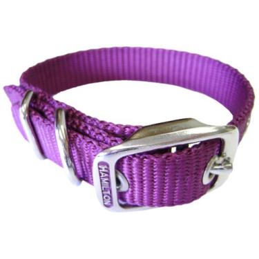 Imagem de (1.6cm x 36cm , Dark Green) - Hamilton Single Thck Nyln Dlx Dg Collar Hunter Green 5 8 X14 - ST