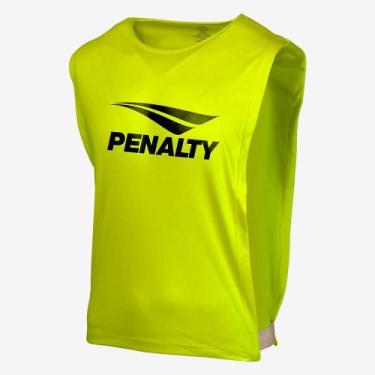 Imagem de Colete Penalty Adulto Futebol De Treino Esportivo, Amarelo fluorescent