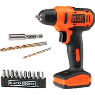 Imagem de Furadeira/Parafusadeira Black & Decker 3/8''12V Bateria Com 13 Acessor