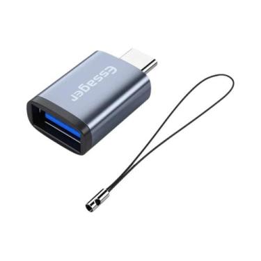 Imagem de Adaptador USB Tipo C 3.0 OTG - Conversor Macho/Fêmea para Macbook, Xia