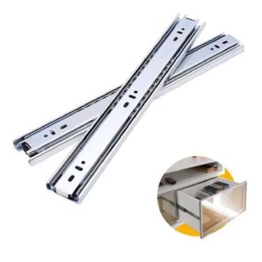 Imagem de Corrediça Trilho Telescopico Renna Larga 35 Kg, 350mm