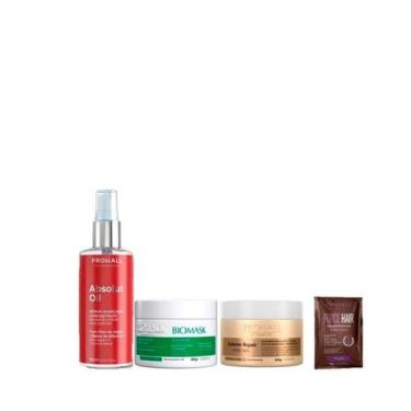 Imagem de Cronograma de Brilho Hidratação e Nutrição 3 Itens Prohall