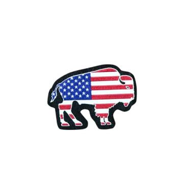 Imagem de Adesivo Country para Chapéu de Rodeio Cavalgada Tereré Top (Bufalo EUA)