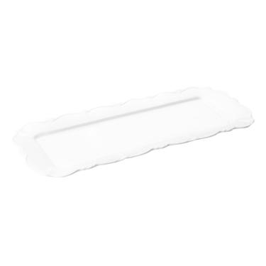 Imagem de Travessa Retangular em Porcelana Fancy Branco 32x14cm Wolff