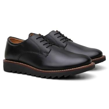 Imagem de Sapato Social Masculino Oxford Tratorado Prestige Couro Legítimo Premium 33 (Preto, BR, Adulto, Numérico, 44)