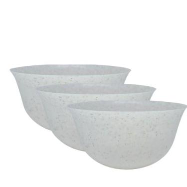 Imagem de Conjunto de 3 Bowls Amadeirados Tigela Resistente 1 Litro. - Deluma Pl