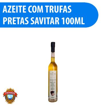 Imagem de Azeite com Trufas Pretas Savitar 100% Puro 100ML Pirâmide - Qualidade Premium